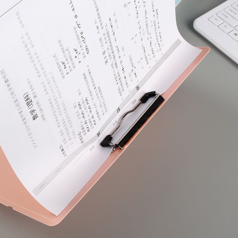 A3 Bag for Documents Clipboard Morandi File Folder Binder Organizer School Data Book Office Test Paper Stationery Storage Folder