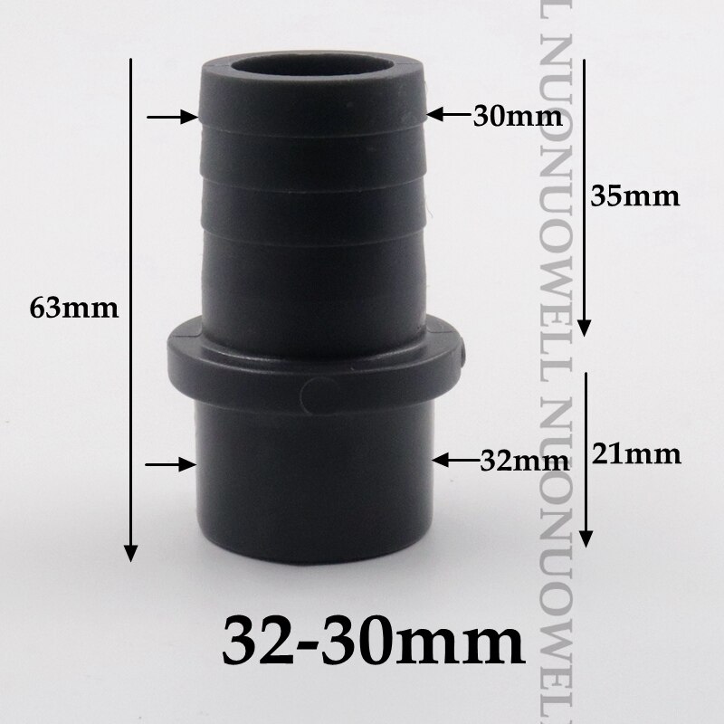 1 ~ 20Stck 32 ~ 40mm Flache Zu 16 ~ 40mm Pagode Kunststoff Stecker Bewässerung Adapter Aquarium rohr Montage Aquarium Schlauch Widerhaken Gelenke: 20Stck / 32-30mm