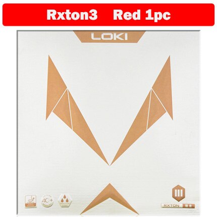 Loki RXTON3 Sticky Tafeltennis Rubber Oranje Cake Spons Pips In Ping Pong Rubber Voor Loop En Controle: 1pc Red