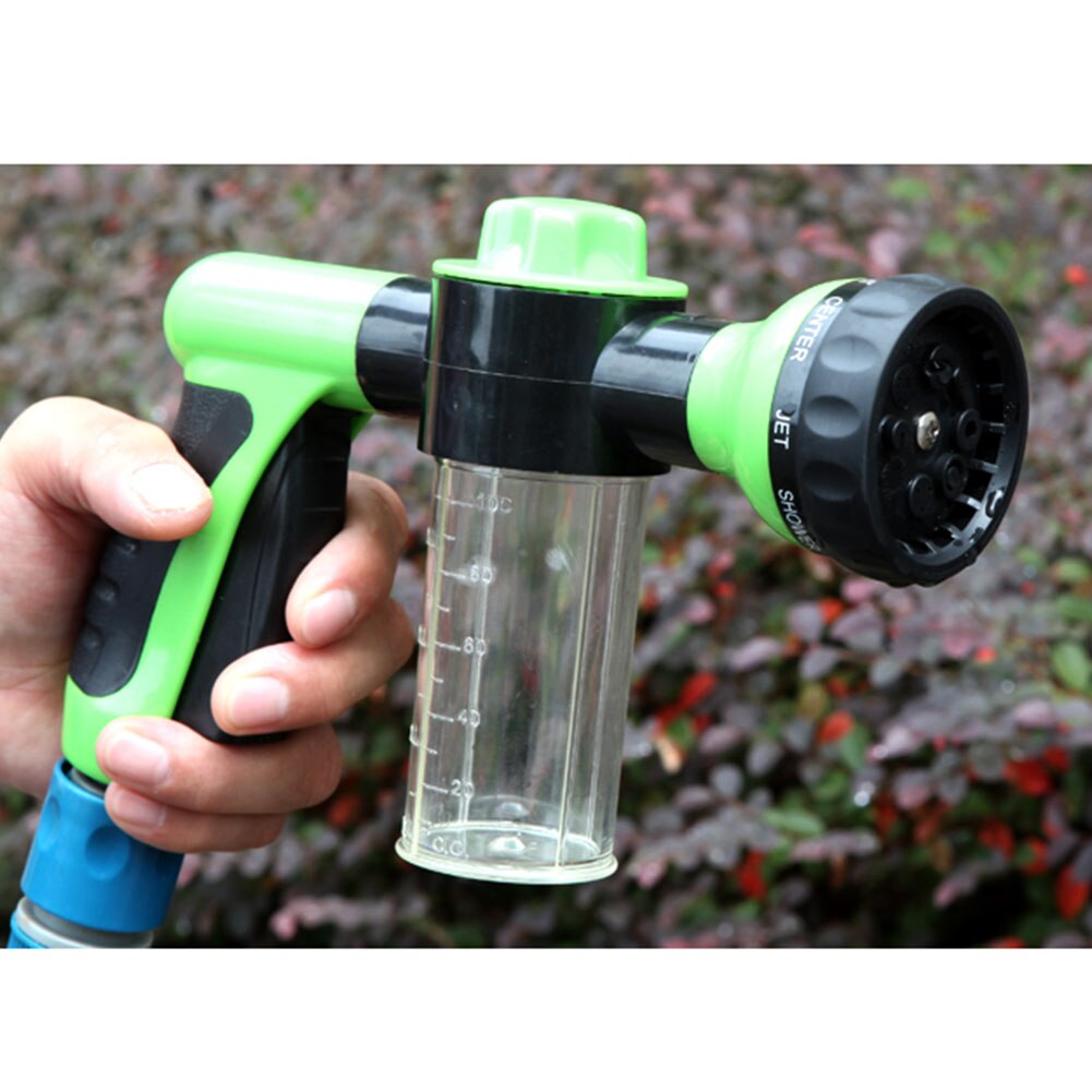 Abs multifunktionelt skum højtryks hjemme græsplæne justerbar håndholdt bærbart rengøringsværktøj bilvask sprinkler