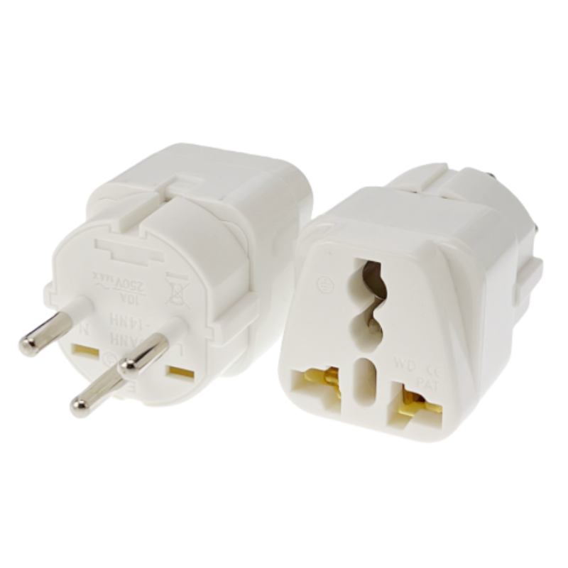 Israel stecker Adapter konverter eu uns uk deutsch franch russland indien nach israelisch Universal- reise Adapter 3Stift stecker netzteil