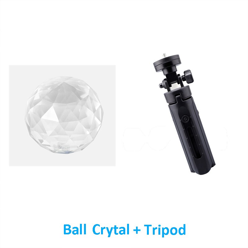 Photography Prism with 1/4'' Crystal Ball Optical Glass Magic Photo Ball Glow Effect Decorative Photography Studio Accessories: Ball Tripod