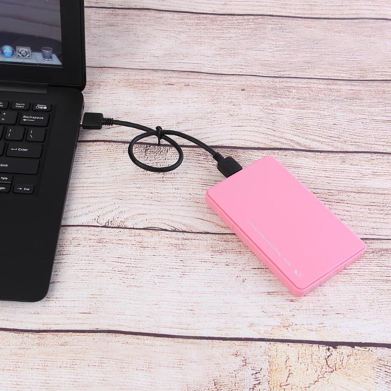 2.5 inch SATA to USB 3.0 HDD Enclosure Case 5Gbps External SSD Hard Disk Drive Box for HD Hard Drive Disk Computer PC