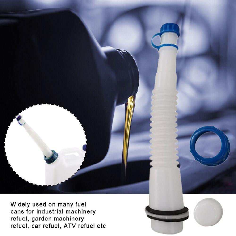 Replacement SPOUT & PARTS KIT ABS Plastic Gas Can Spout Parts Stopper Flexible Fuel Spout With Vent Cap Spout Stopper Kit