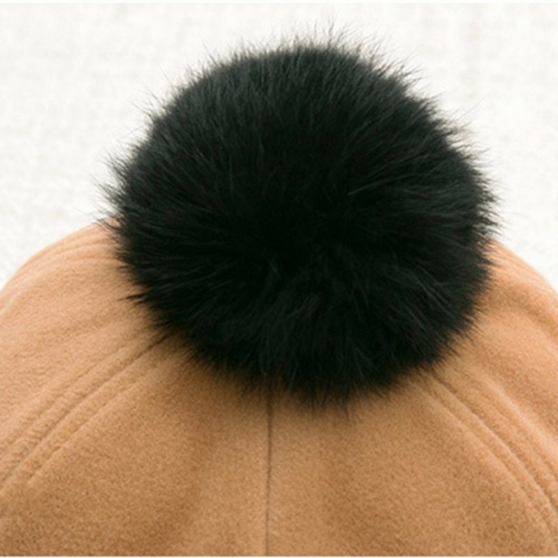 Baby peuter jongen meisje pet snapback pet pet met klep schattige oog bedrukte bontbal baseball pet 6-24m