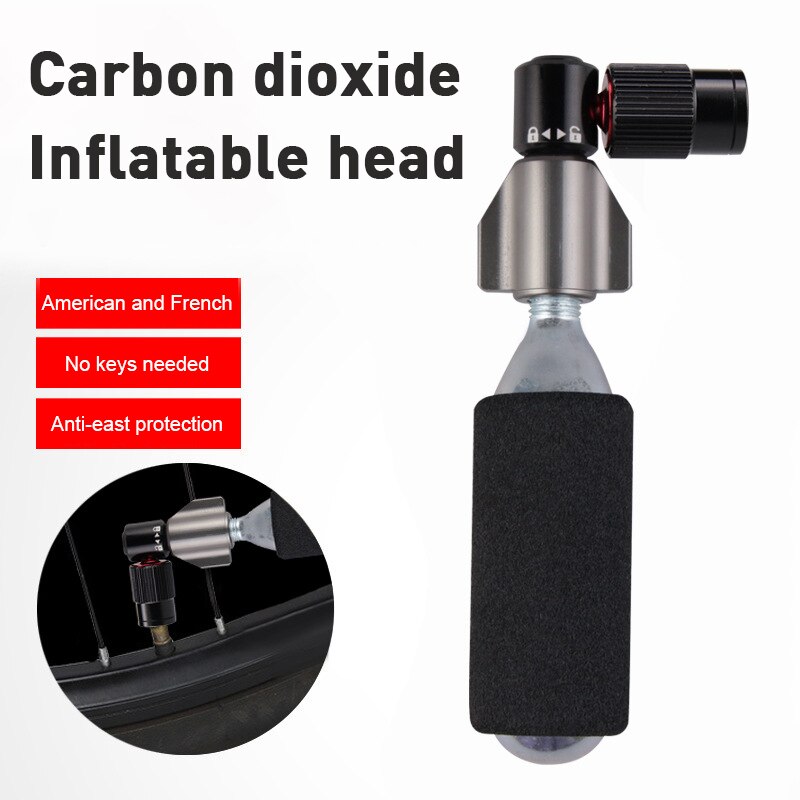 Fiets Snelle Opblaasbare Fles Racefiets Draagbare Antivries CO2 Gas Cilinder Mountainbike CO2 Opblaasbare Mond