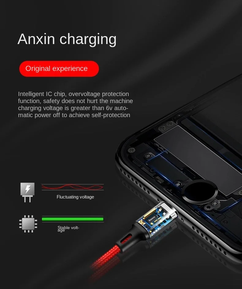 Data Type USB Charger Cable, Universal Fast Charging Cable 3 In 1 Multi-function Charging Cable