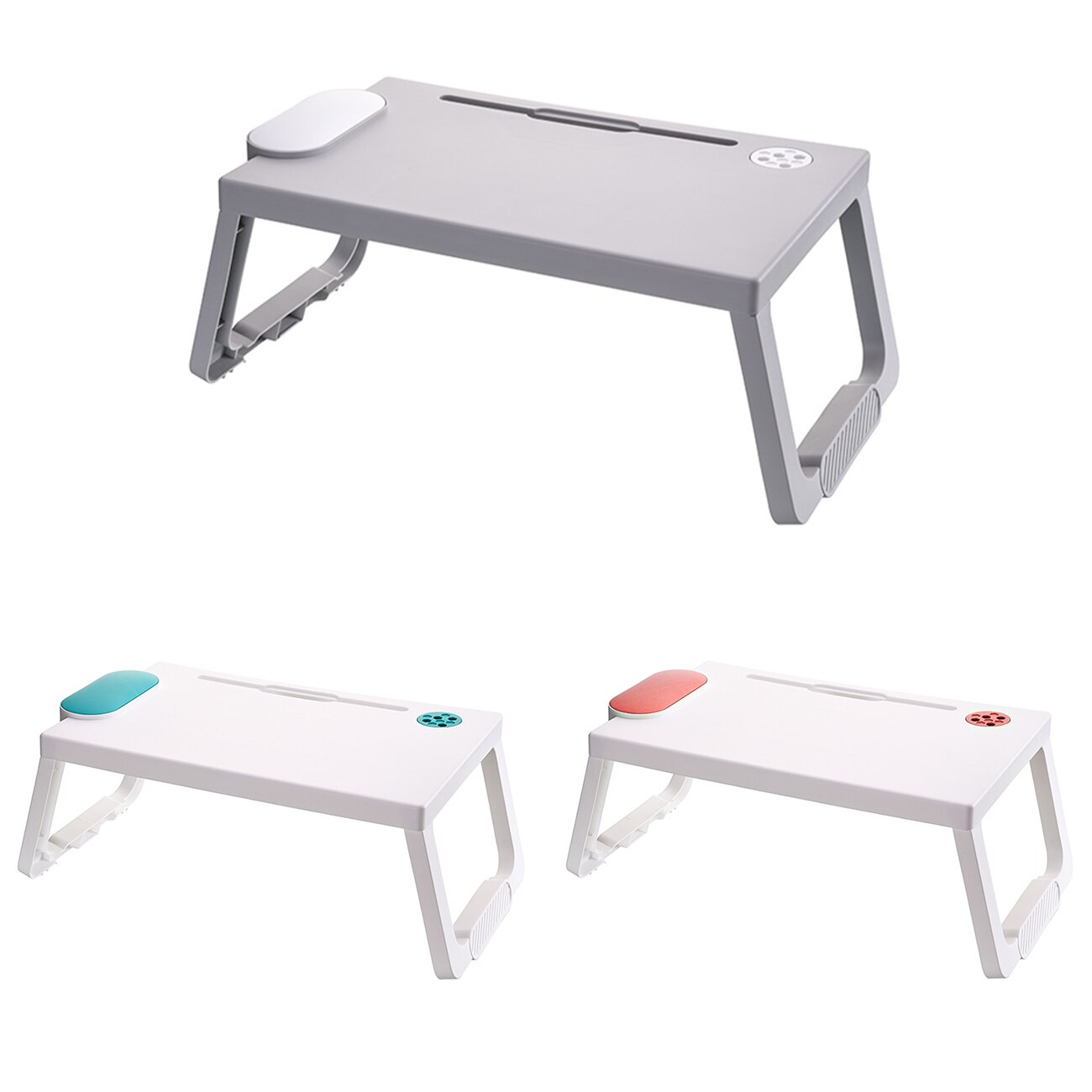Multifunctional Folding Storage Computer Desk Study Table Plastic Foldable for Bed Sofa Tea Serving Table Computer Desk