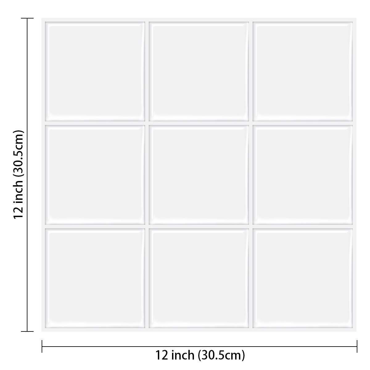 Rejilla grande de Color sólido, autoadhesiva, pegatina de pared impermeable, pelar y pegar, renovación de pared contra salpicaduras antiincrustantes para cocina