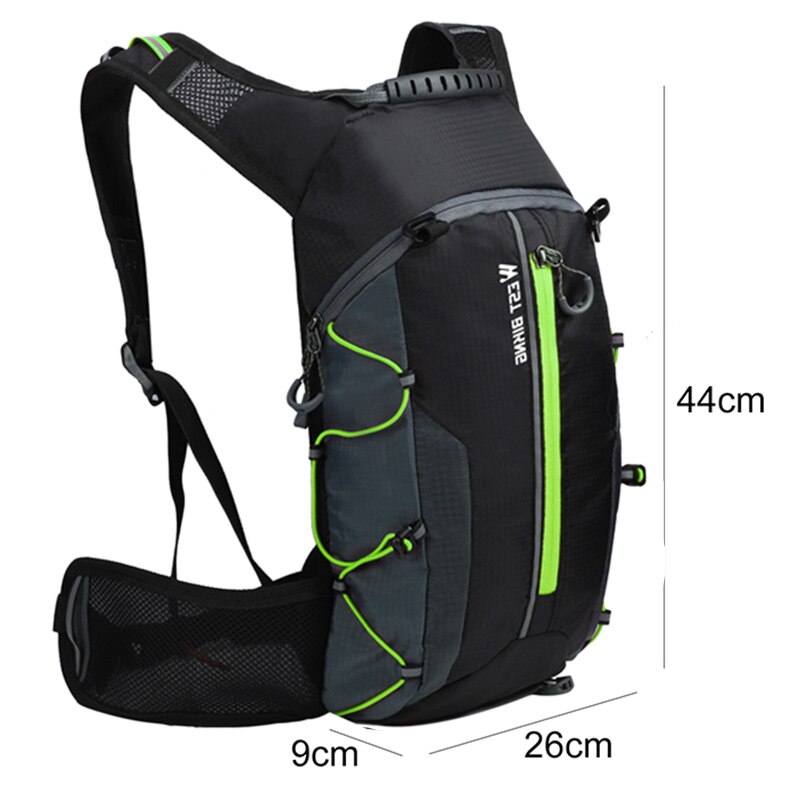 WEST vélo vélo sac étanche Sports de plein air 10L Portable pliable vélo sac à dos sac à dos randonnée escalade vélo retour