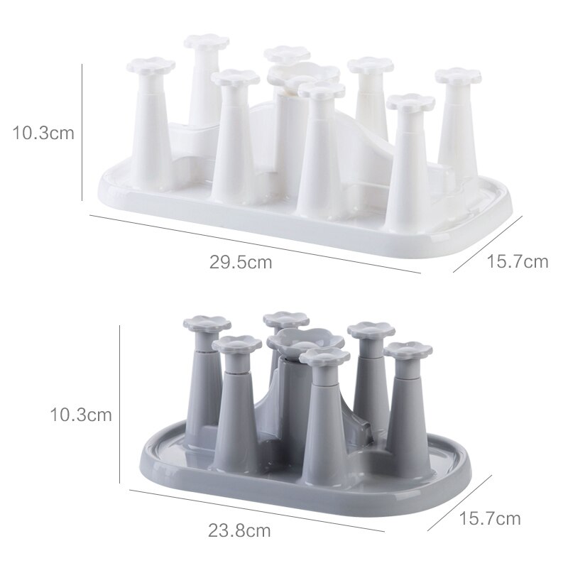 Bloem plastic beker opbergrek bekerhouder huishoudelijke glazen mok lekbak babyfleshouder standaard plank