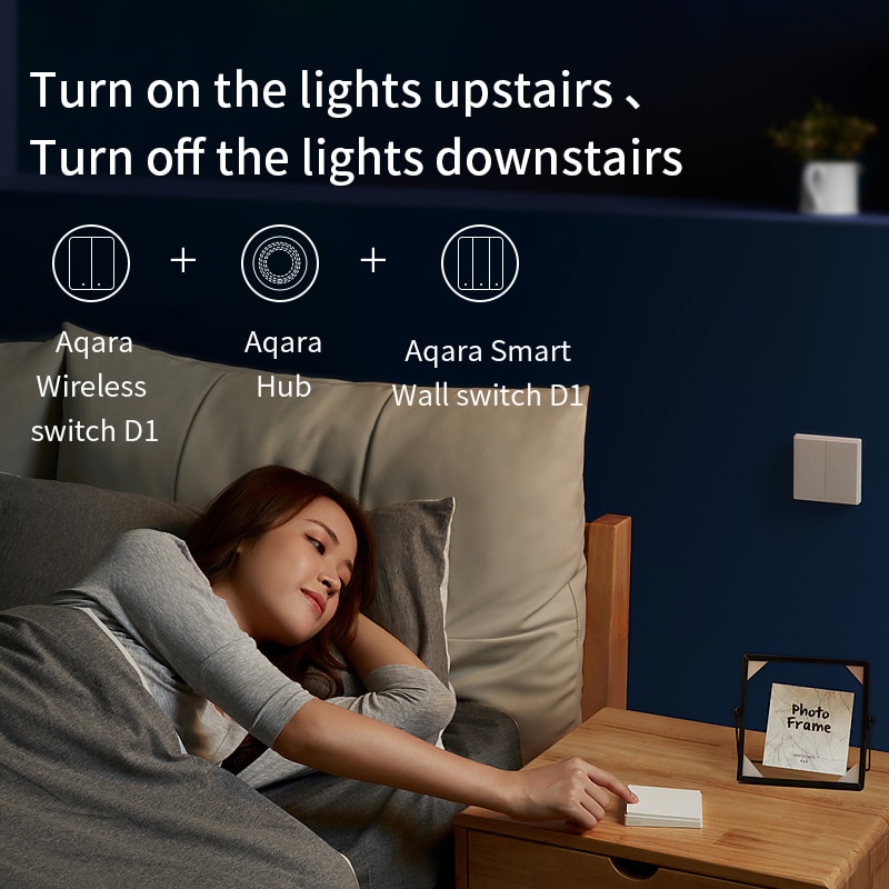 Xiaomi Aqara Wireless Switch ZigBee connection Aqara Hub gateway 3 Mi Smart Home Wireless Key Wall Switch work with Mijia Apple