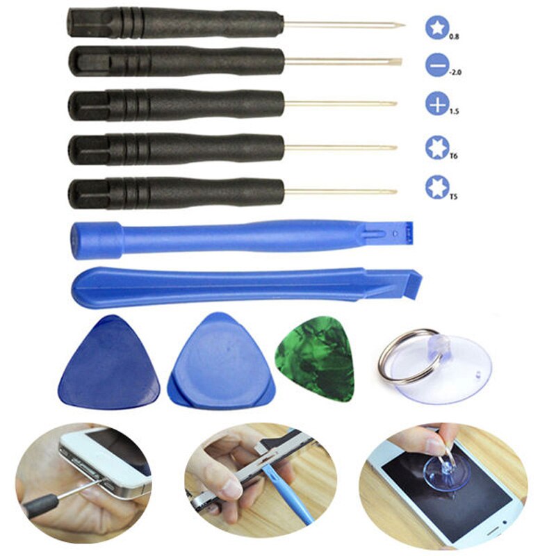 Kit de herramienta de la reparación de la herramienta de apertura de barra de Metal para Sony Xperia E5 L1 L2 X XA Ultra XA1 XA2 Plus Ultra XZ XZ1 XZ2 XZ2 Premium XZS
