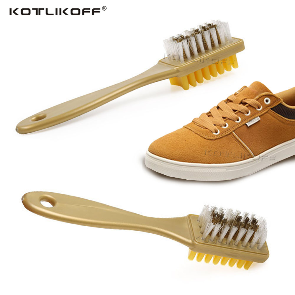 DERJDISF Lot de 5 brosses à chaussures pour chaussures en daim et nubuck, brosse à bottes pour un nettoyage en profondeur et un entretien doux du cuir