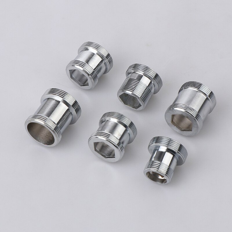 1pc Bathroom Kitchen Faucet Spout Accessories Faucet Adapter M16/M18/M20/M21/M22/M24 Thread Transfer Thread Brass Connector