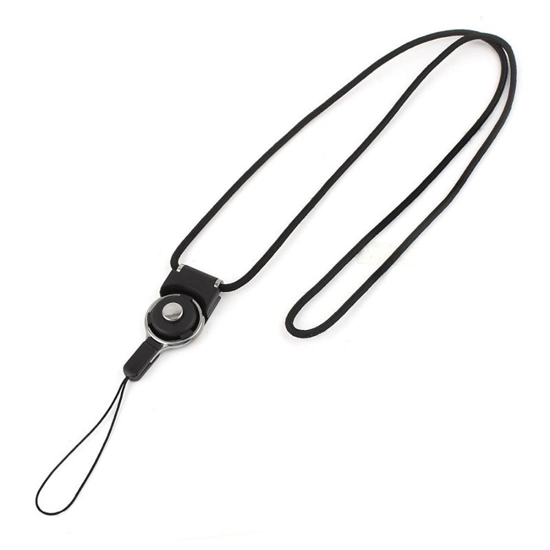 Svart halsreim lanyard for håndholdt fotturer gps garmin gpsmap 62 64 62st 64st astro 320 220 tilbehør avtagbar lanyard