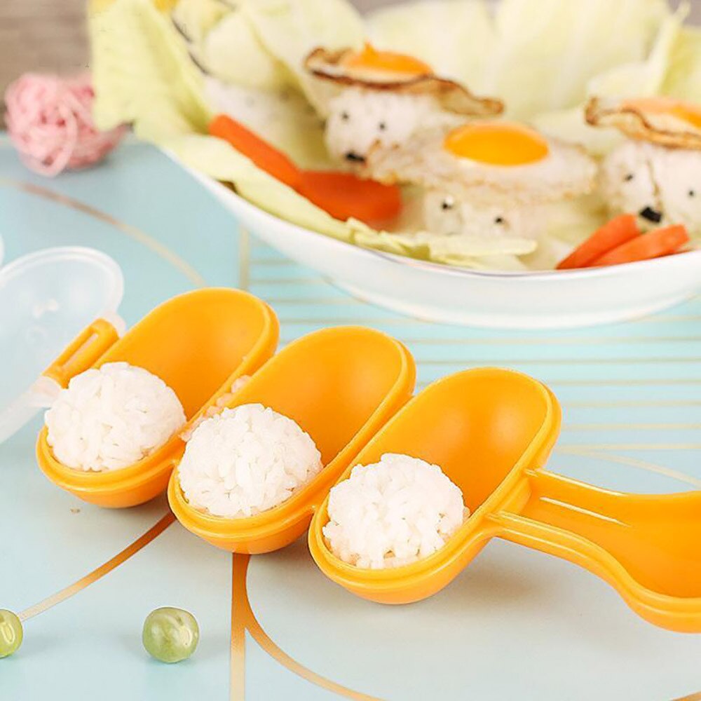 Moule à Boule De Riz (Onigiri) En Forme De Chat - Kit Pour Bento Enfants Avec Emporte-pièce Nori, Marque TIKA