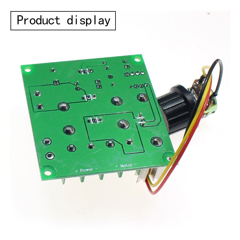 DC 6V-90V 15A DC Motor Speed Controller Stepless Speed Regulation Width PWM DC 12V 24V 36V 48V 1000W