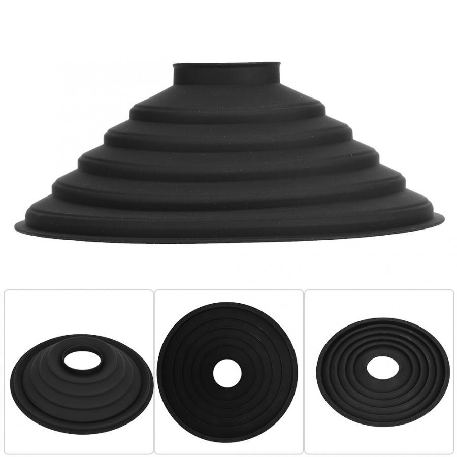 1 pcs Zwart Siliconen Folding Zonnekap Verminderen Glare in Outdoor Fotografie voor SLR Camera 'S