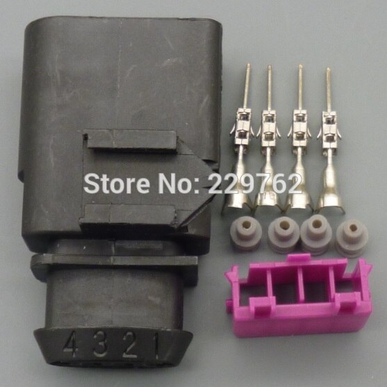 Shhworldsea 4 1 1717893 1.5mm j 0973804 1 0973704 automatische temperatuursensor stekker waterdichte elektrische draadconnector voor auto vrachtwagen