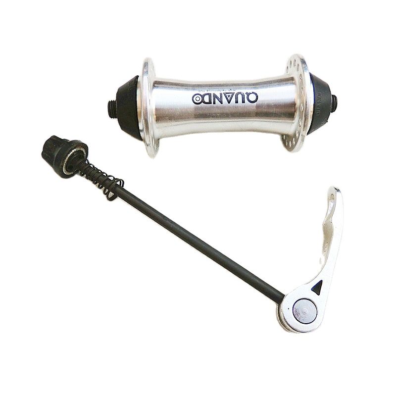 36 hole 100mm aluminum alloy front hub mountain bike V brake hub folding bike silver quick release