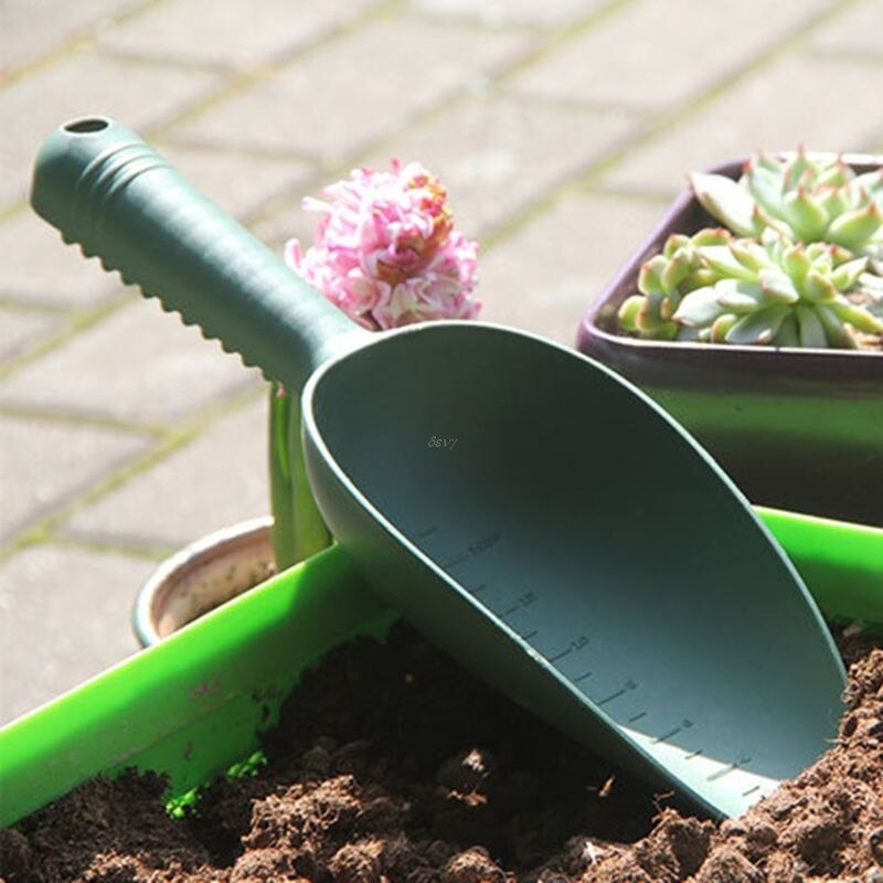 Hjem havearbejde værktøj plast løs jord spade plante skovle blomster grøntsagsplantning ukrudtssåning robust robust skridsikkert håndtag