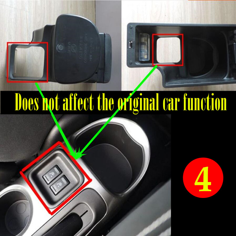 Koolstofvezel Voor Nissan Juke Armsteun Doos Voor Infiniti Esq Auto Armsteun Accessoires Interieur Opbergdoos Onderdelen usb Led