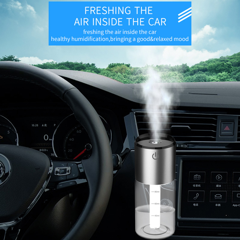 CDEN-humidificateur d'air pour voiture, diffuseur Portable avec support magnétique pour ventilation pour voiture, support pour ventilation, aromathérapie, Mini purificateur d'air