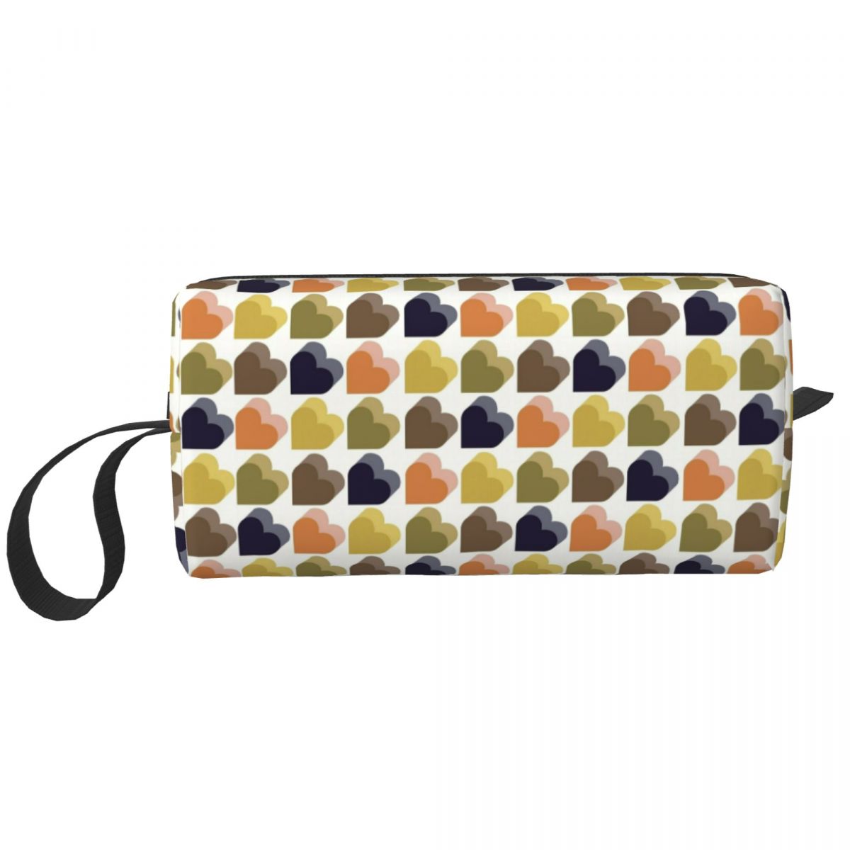 Custom Cute Print Green Dog Show Travel Toiletry Bag Orla Kiely Cosmetic Makeup Organizer Beauty Storage Bags Dopp Kit Case Box: Dark Grey