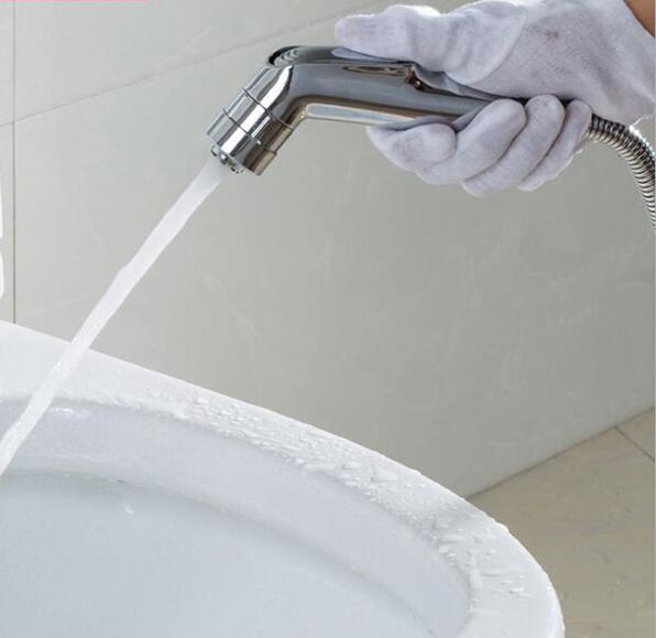 Marca Modern Acabamento Cromado Duplo Modo de Sanita Bidé Spray de Torneira Do Chuveiro Do Banheiro Conjunto com Mangueira & Holder. Limpeza de saúde Bidê