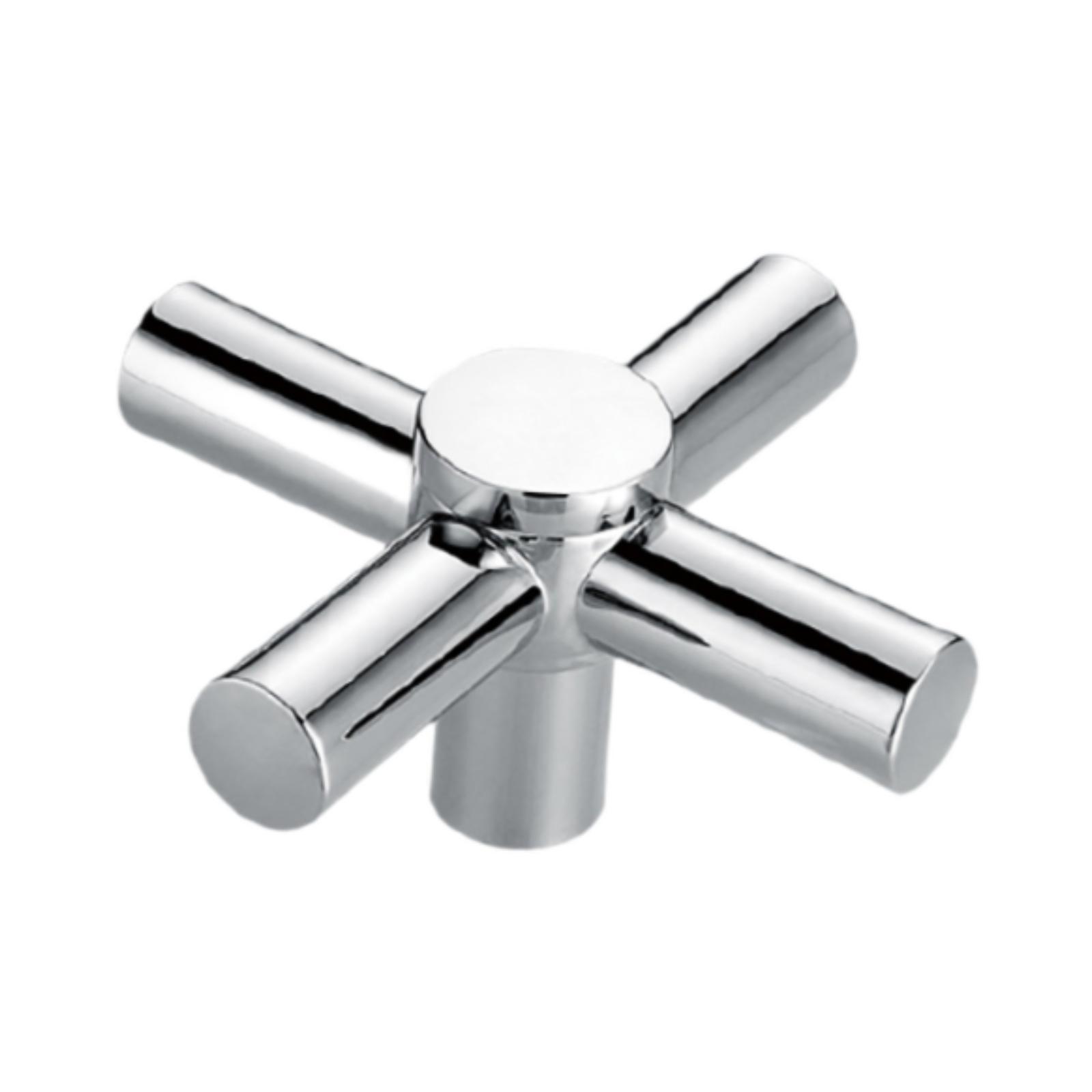 Faucet Handle Faucet Knob Plumbing Accessory Easily Install Cross Handle Zinc Alloy for Bathtub Sink Bathroom Washroom Shower