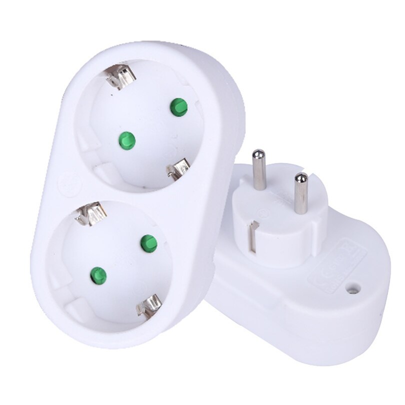 EU Standard Socket Round Plug 2/3 Holes Socket With Switch On Off Wall Double Socket EU Socket 230V Power Adapter Socket J60: B