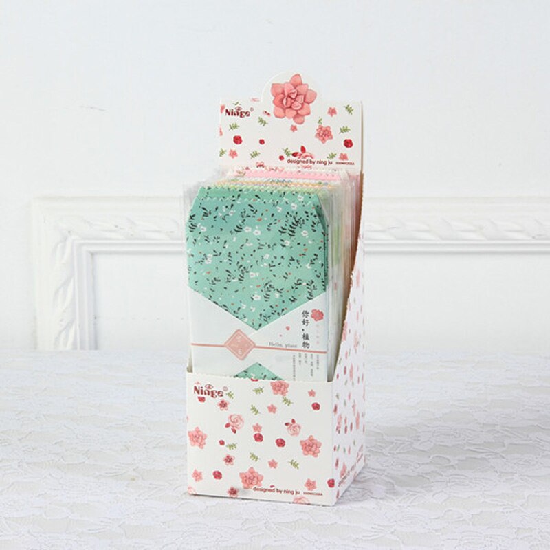 20 pcs/lot Plant Flower Paper Envelope Card Collage Passionate Mailing Children Students Prize Letter Paper