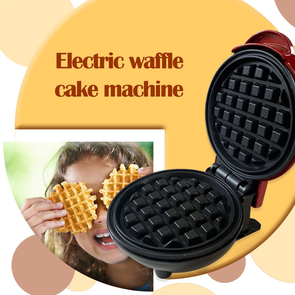 Minimáquina eléctrica para hacer gofres de 350W, horno de masa semiesférica, máquina de gofres para el desayuno, máquina de gofres para panqueque de huevo frito, máquina de Eggette