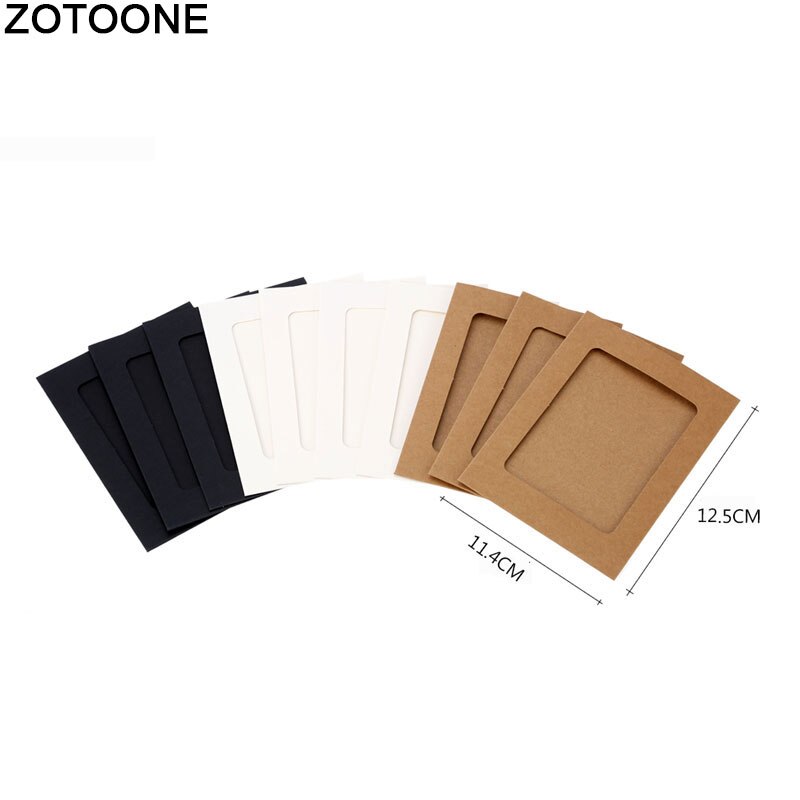 10Pcs/Set Picture Frame Wall Hanging Retro Style Paper Photo Frames For Photos On The Wall Rope and Wood Clips Bedroom Decor