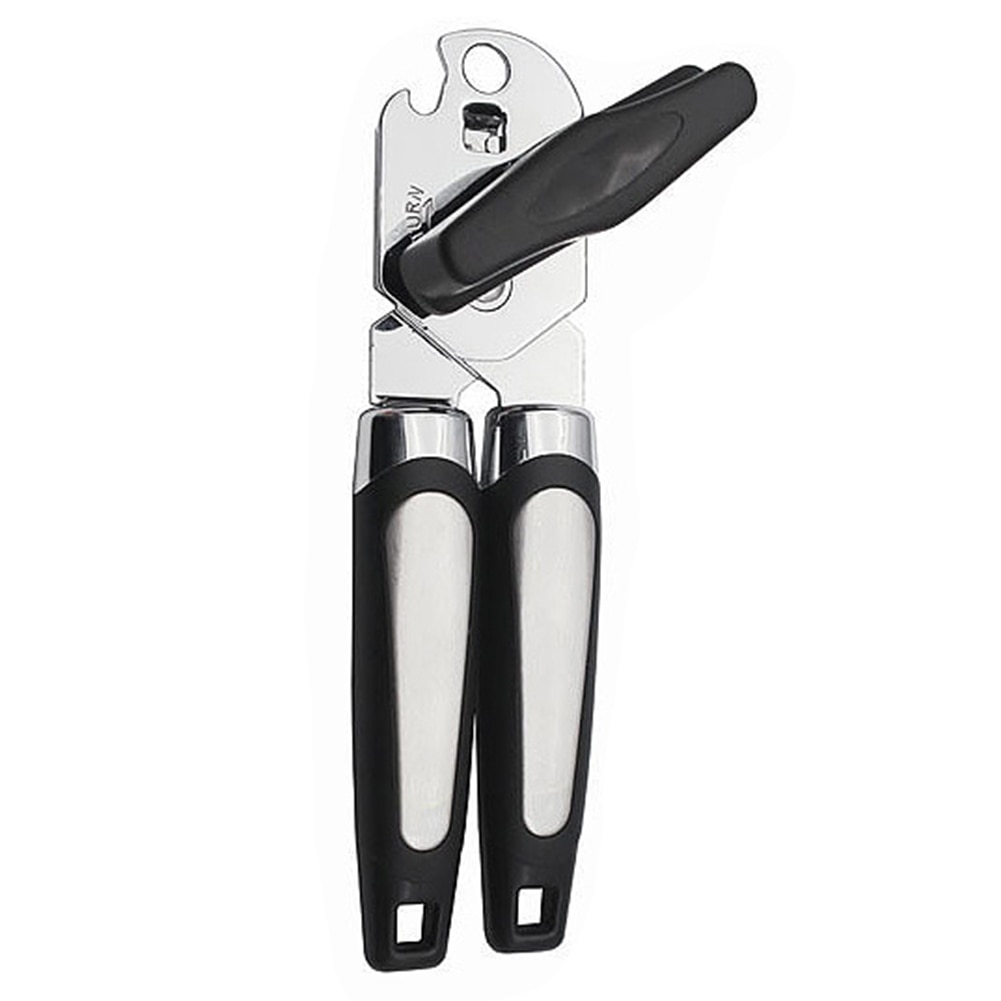 Manual Can Opener Ergonomic Side Cut Powerful Opening Tools: Default Title