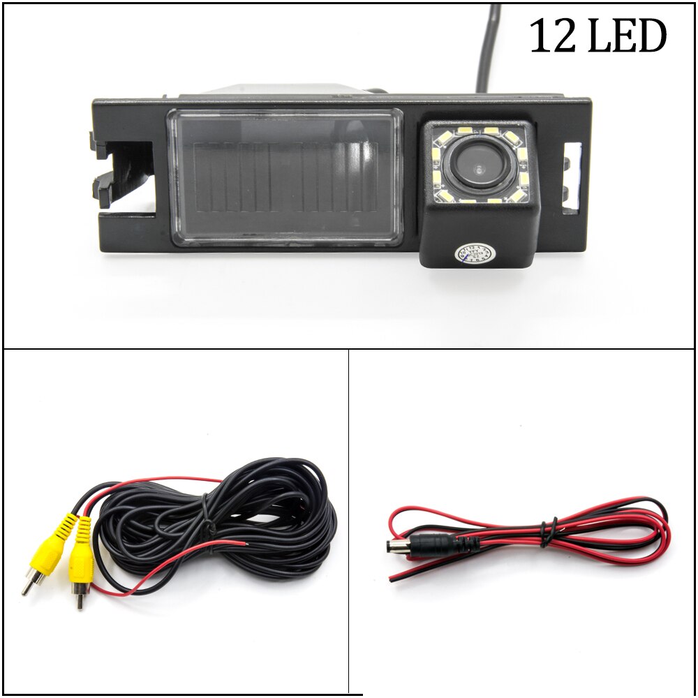 Vehicle Rear View Camera For Hyundai IX35 Car Night Vision Backup Reversing Parking Monitor: 12 LED Camera