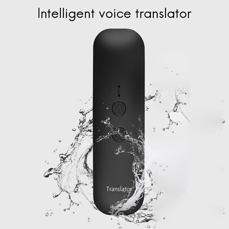 Smart Voice Vertaler Draagbare Bluetooth 5.0 Taal Vertaler 80 Talen Standby 20 Uur