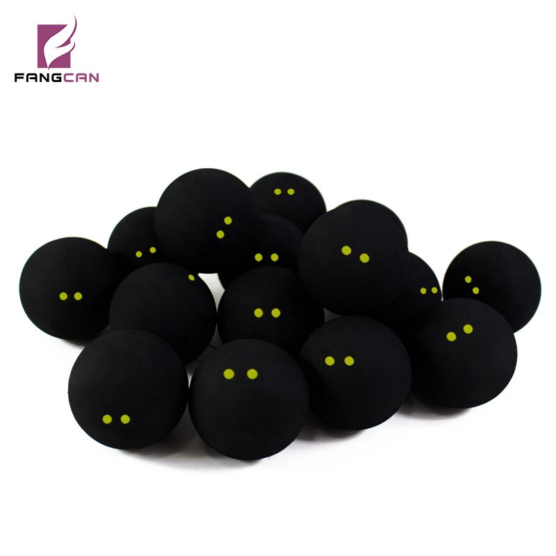 Double Yellow Point Squash Game with Ultra-Slow Elastic Small FANGCAN fang can Genuine Product Profession Players Applicable