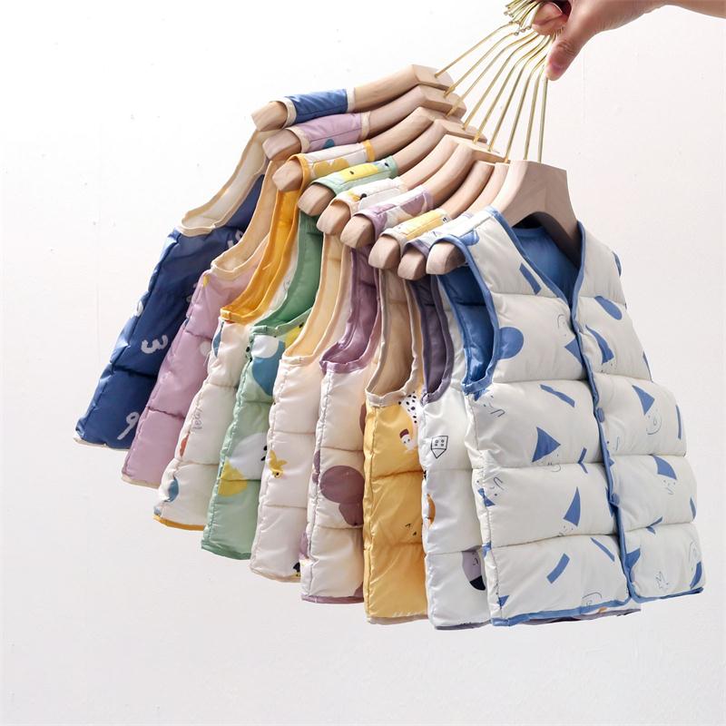 Mädchen Weste Herbst Winter freundlicher Kleidung Polka-Punkt Mantel für Gril Baumwolle Mädchen Weste warm Punkt Jacken für freundlicher kleidung
