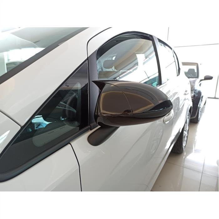 Opel Corsa D Bat wing Mirror Cover ABS Plastic Black GLossy