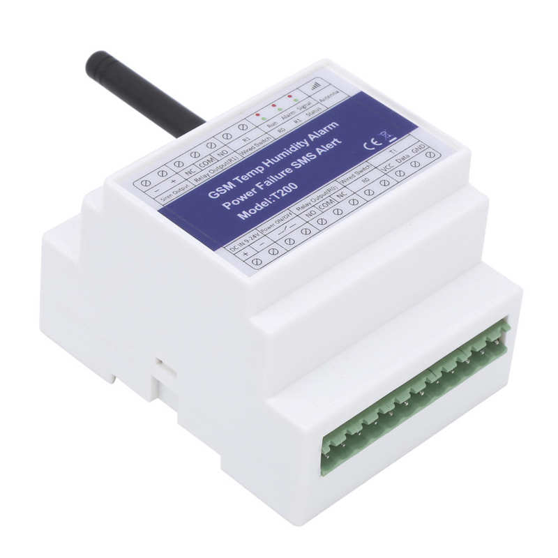 GSM SMS Humidity Temperature Alarm Power Failure Alert Remote Monitoring Detector Support Timer Report