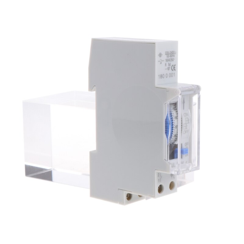 AC 110V/AC 220V 15 Minutes Mechanical Timer Switch 24 Hours Programmable Din Rail