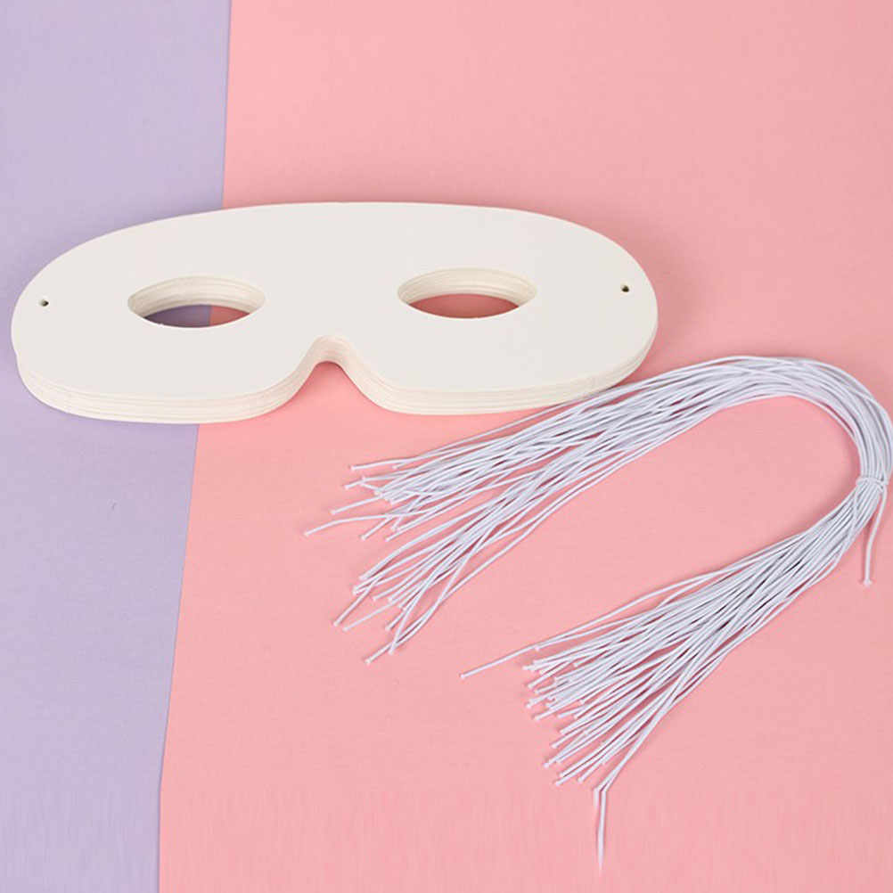 40 juegos de máscaras de pulpa de papel blanco DIY, máscaras pintadas a mano en blanco con personalidad, disfraz de de Carnaval, accesorios de disfraces