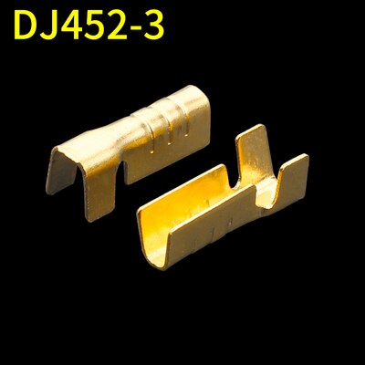 100 Stks/partij 452-1/2/3 U-Vormige Terminal Tab Koude Inserts Connectors/Terminal Connector Kabel/draad Kabel Lug 0.2-0.75mm2: 452-3