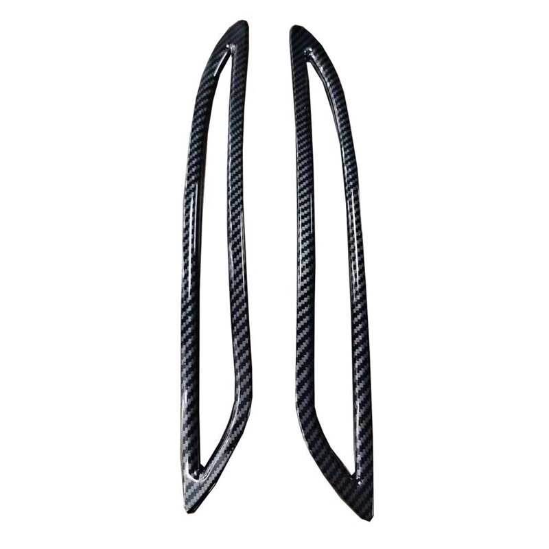 Carbon Fiber Auto Mistachterlicht Trim Strip, Auto Exterieur Modificatie, Voor Tesla Model S