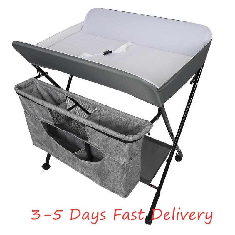 Cambiador de pañales para recién nacido, mesa de cuidado para bebé, Cambiador plegable, mesa de muebles para bebé a Langer HWC