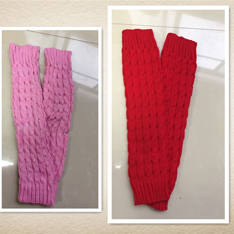 Calentadores de piernas a la para mujer, calentadores hasta el muslo, botas altas y cálidas, bandas de lana para el muslo, Invierno: wine red