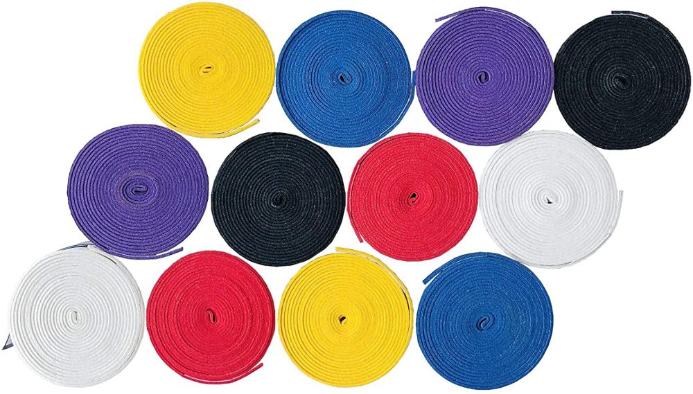 12 Uds raqueta de tenis agarre raqueta Grips absorber Sweatbands elástica antideslizante raqueta de Badminton tenis agarre grifo raqueta banda agarre