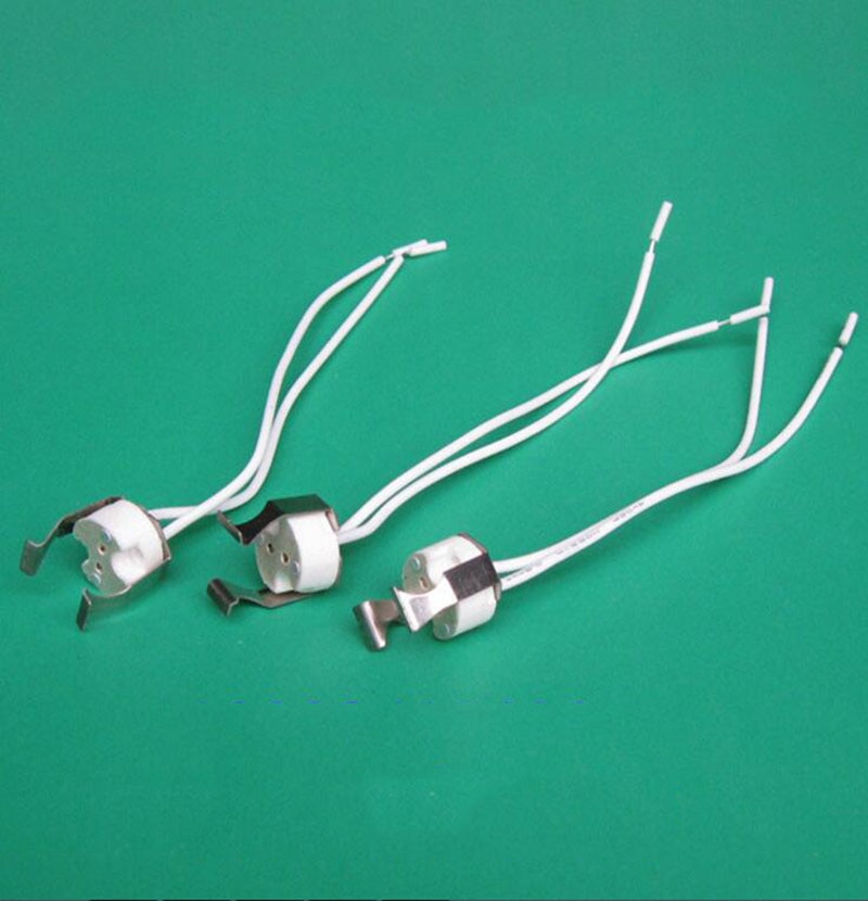 MR16 Halogen Lamp Holder with Clip Durable Fixed Spotlight Base Socket X20